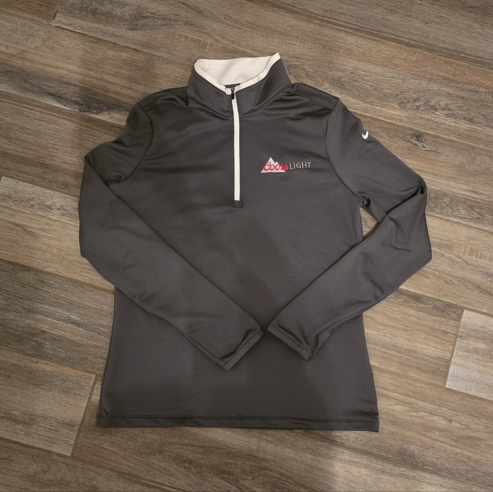 Nike Coors Light Ohio State University Golf Dri Fit Quarter Zip Pullover